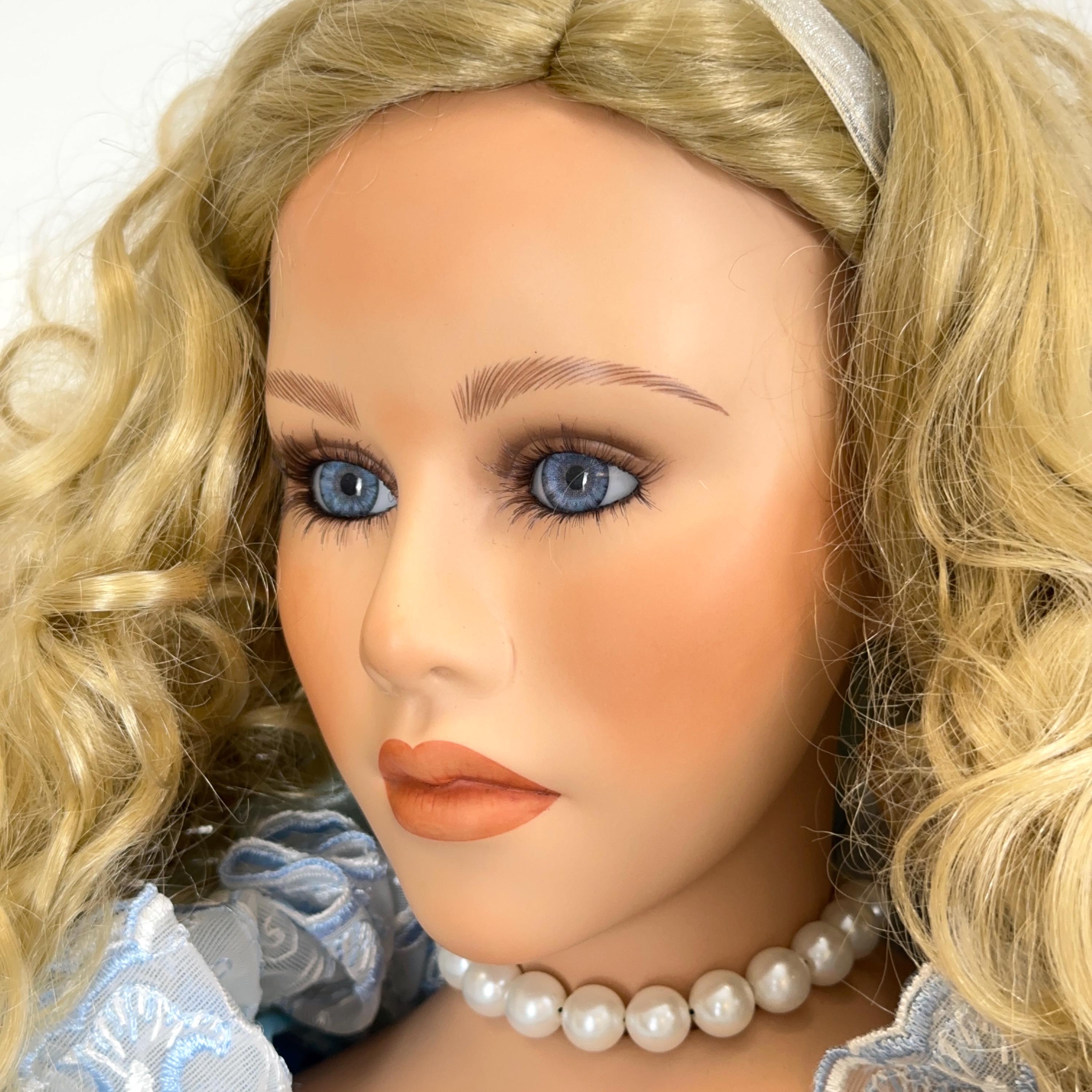Ruby Doll Collection “gwendolyn” Porcelain Artist Doll | 90 Cm