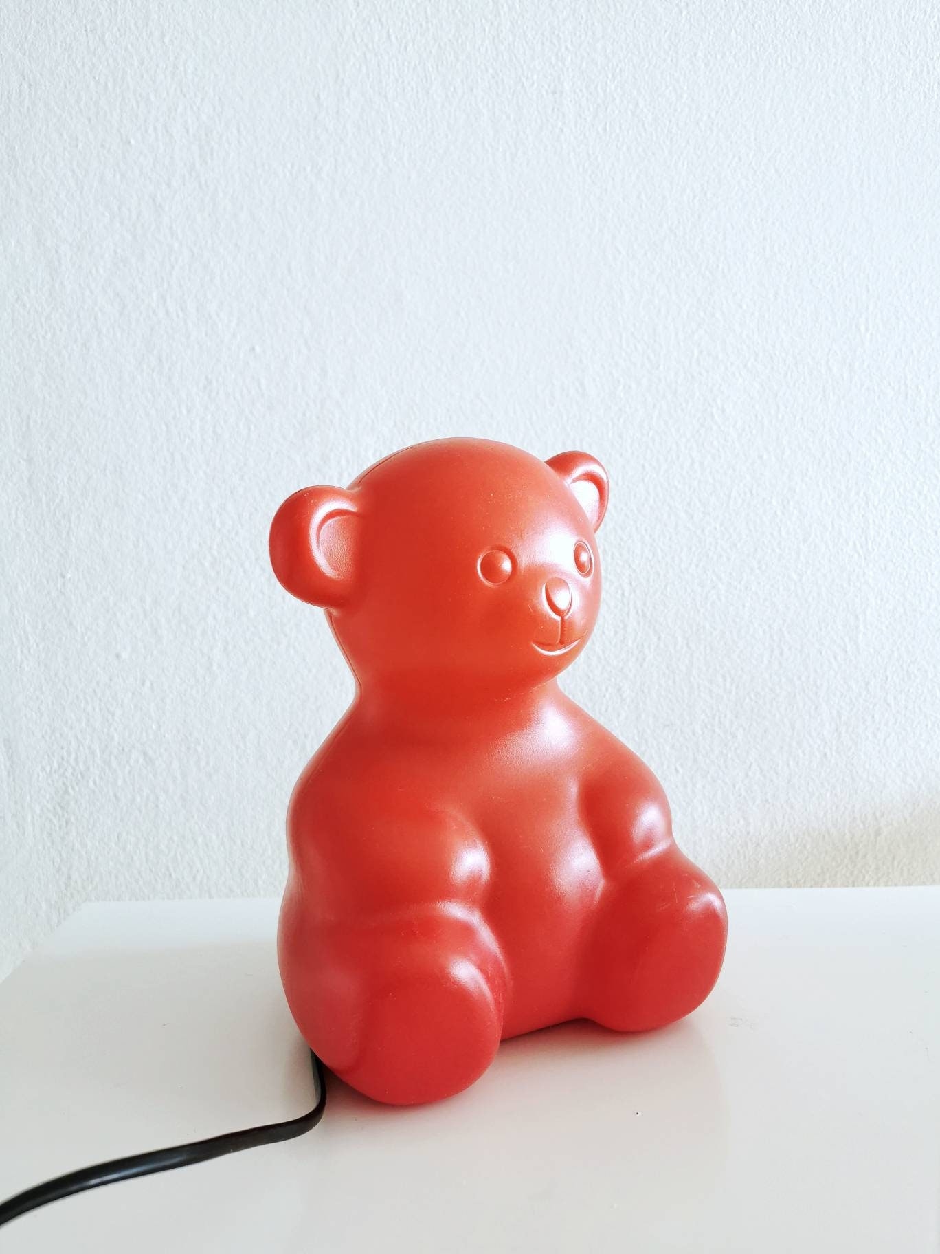 Gummy Bear Money Box, Haribo Lamp, Bear Money Box Red, Vintage, Pop Art  Lamp, 90s Design -  Norway