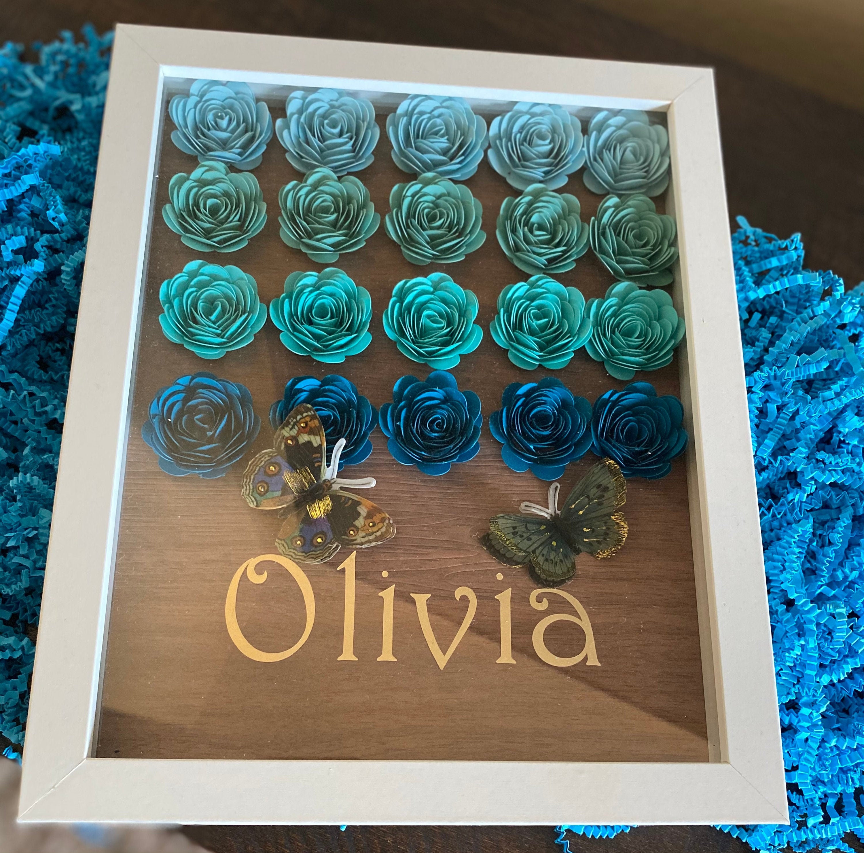 Shadowbox personalizado Etsy