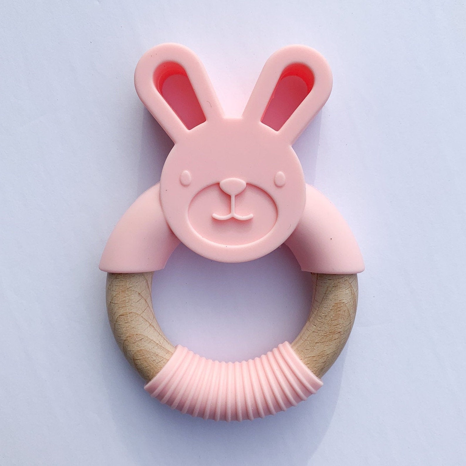 Teether Ring Bunny Etsy
