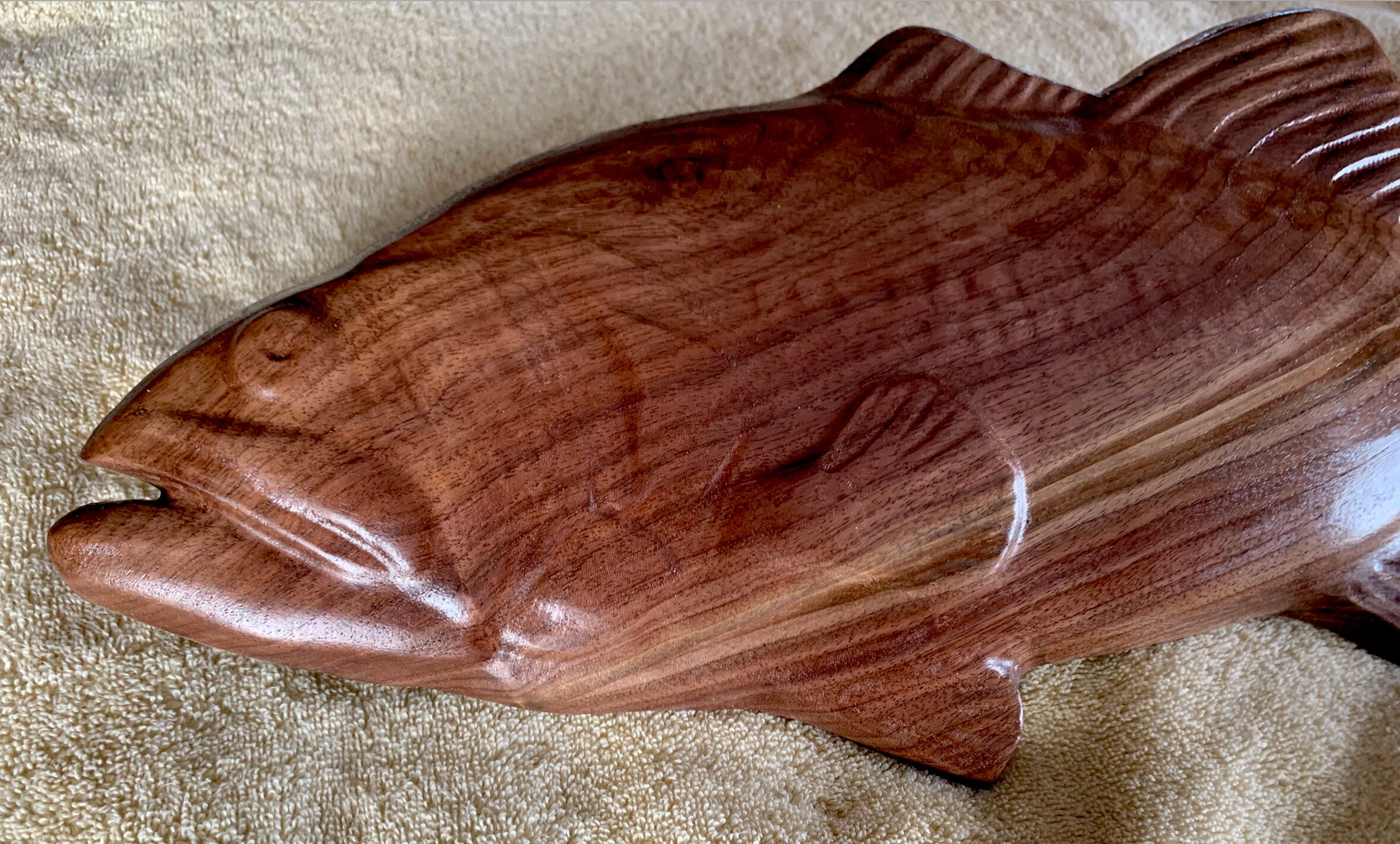 Fish Decor Wood Carving Wood Carving Wall ArtWood Carving Etsy