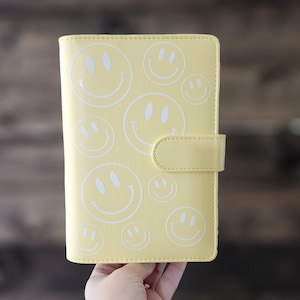 Yellow Smiley Face Budget Binder with Envelopes
