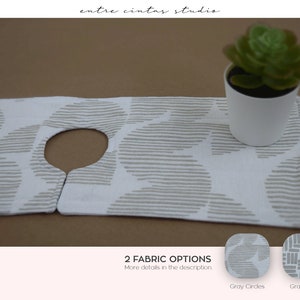 Kitchen sink drip catcher, White and gray pattern kitchen sink bib guard
