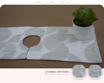Kitchen sink drip catcher, White and gray pattern kitchen sink bib guard