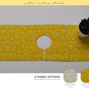 Kitchen sink drip catcher, Yellow flower pattern kitchen sink bib guard, floral yellow kitchen splash catcher
