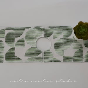 Kitchen sink drip catcher, Green line pattern kitchen sink bib guard