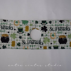 Kitchen sink drip catcher, St Patricks Day pattern kitchen sink bib guard