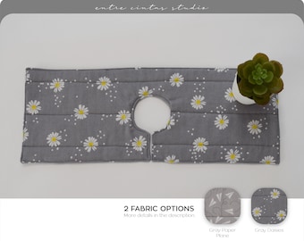 Colector de goteo del fregadero de la cocina, protector del babero del fregadero de la cocina con patrón gris, protector de salpicaduras de cocina gris floral