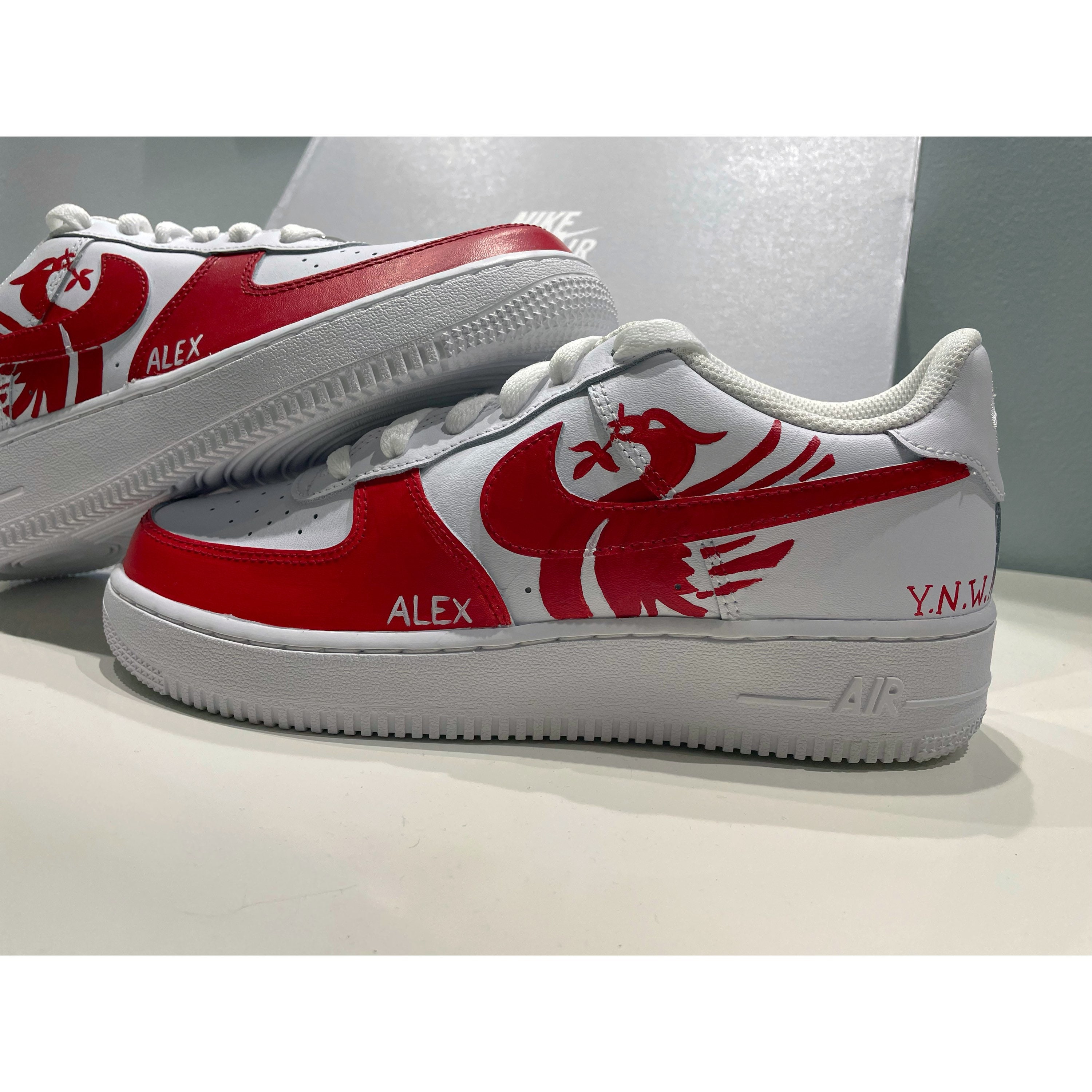 Liverpool Custom AF1 Etsy UK