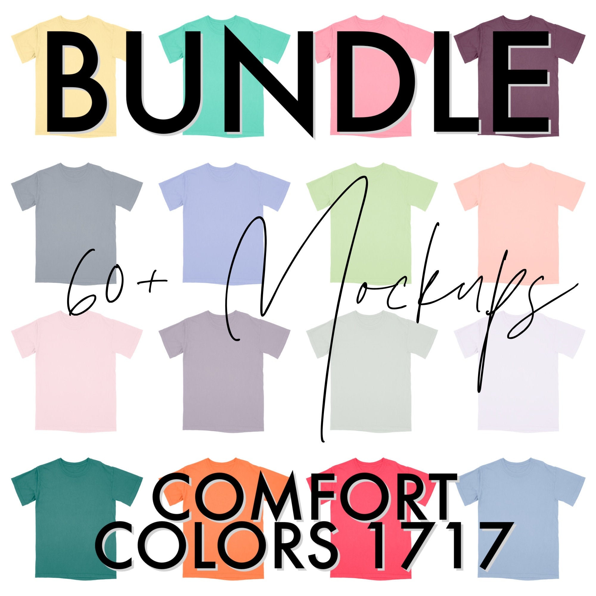 comfort colors mock up
