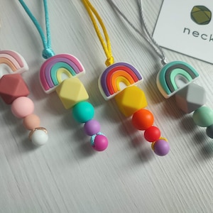 Wat&#39;a Reflexion - Breastfeeding necklace - Nursing necklace - Silicone necklace - Fiddle necklace - Sensory jewellery