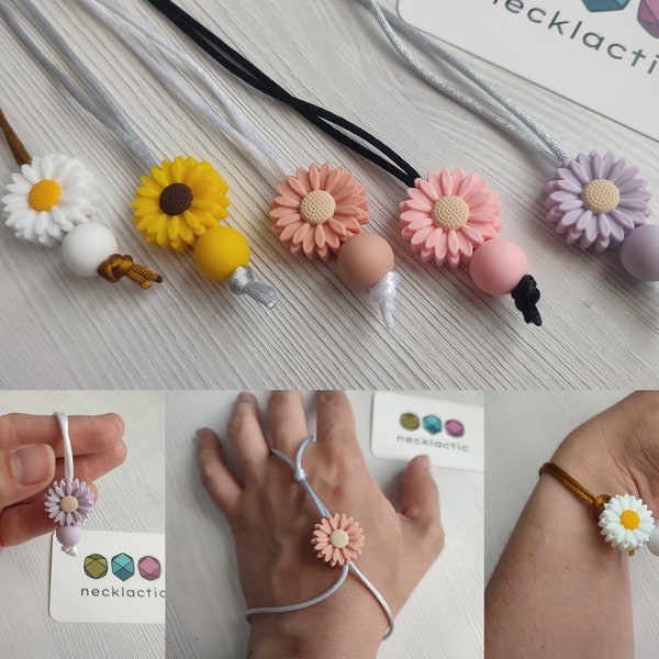 Daisy Days Bracelet - Finger-Hand Bracelet -  Fidget Toy Longshot - Skill Toy - Finger Coordination - Stress Relief Bracelet - Dexterity toy