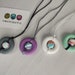 Hexa Bullseye - Breastfeeding necklace - Nursing necklace - Silicone necklace - Fiddle necklace - Sensory jewellery - Spinner necklace 