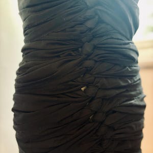 Bengkung Belly Bind in Black with Raw Edges - UK Seller