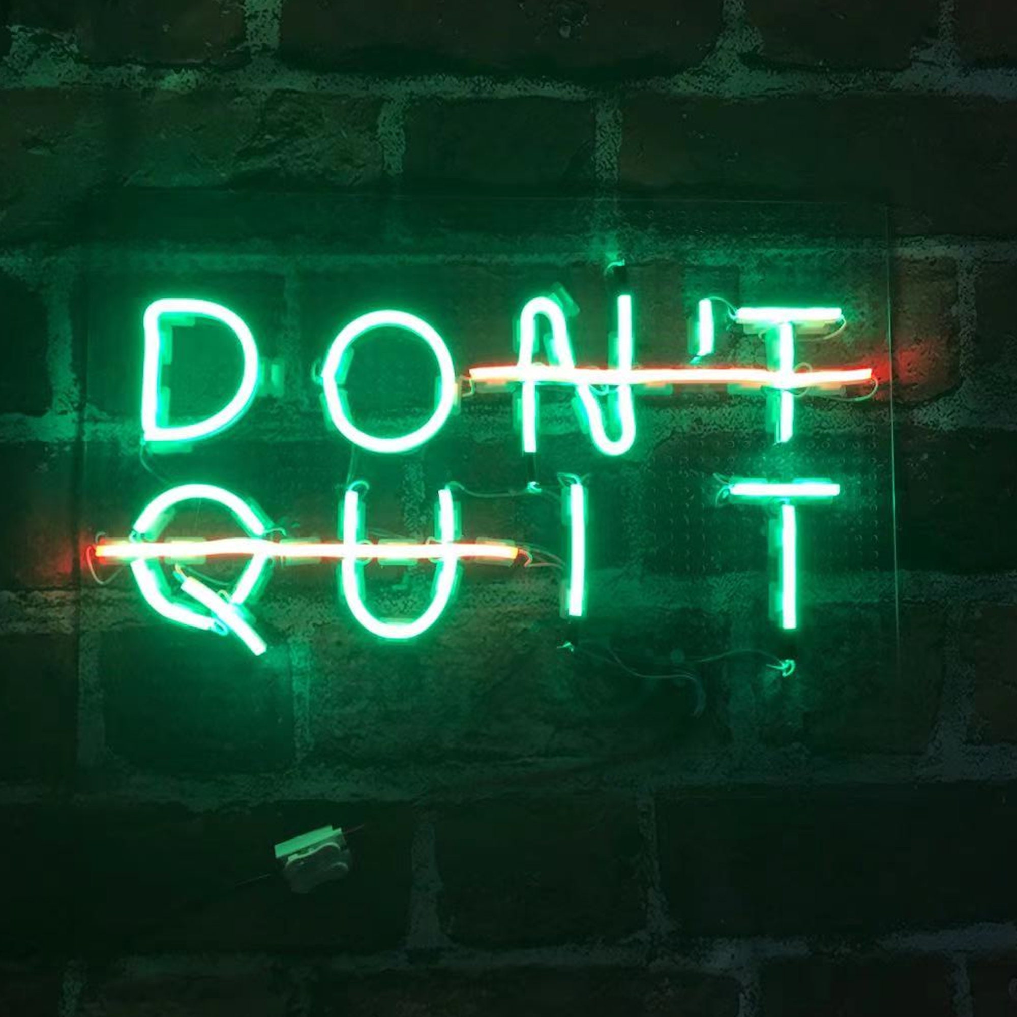 dont quit neon sign dont quit neon sign
