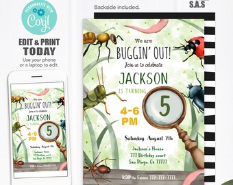 A Bugs Life Invitation A Bugs Life Birthday A Bugs Life Party - Etsy