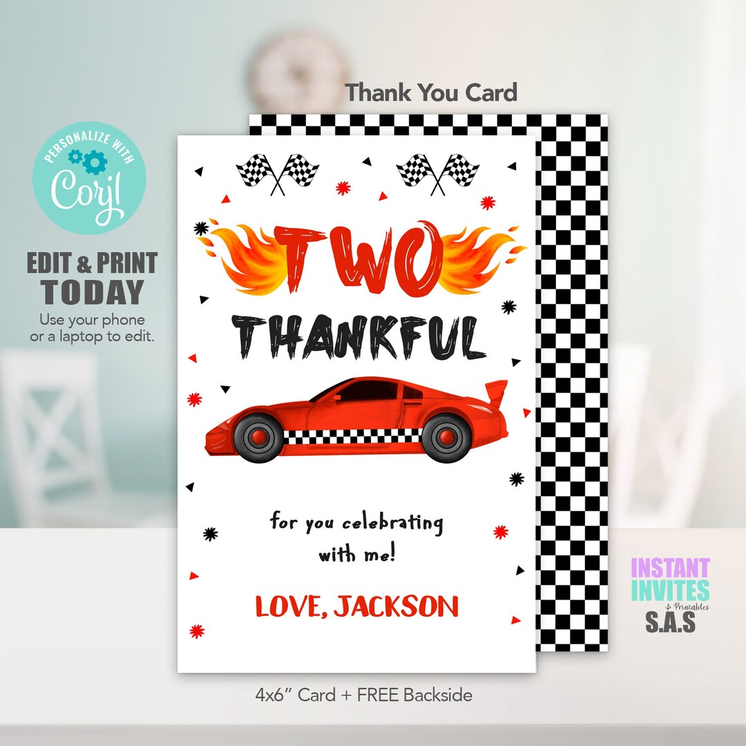 Thank You Racers This item is unavailable - Etsy