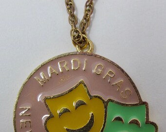 1972 Bronze Mardi Gras Medallion Medal Slidell Louisana American Indian Coin Club Memorabilia Souvenir Event f1788