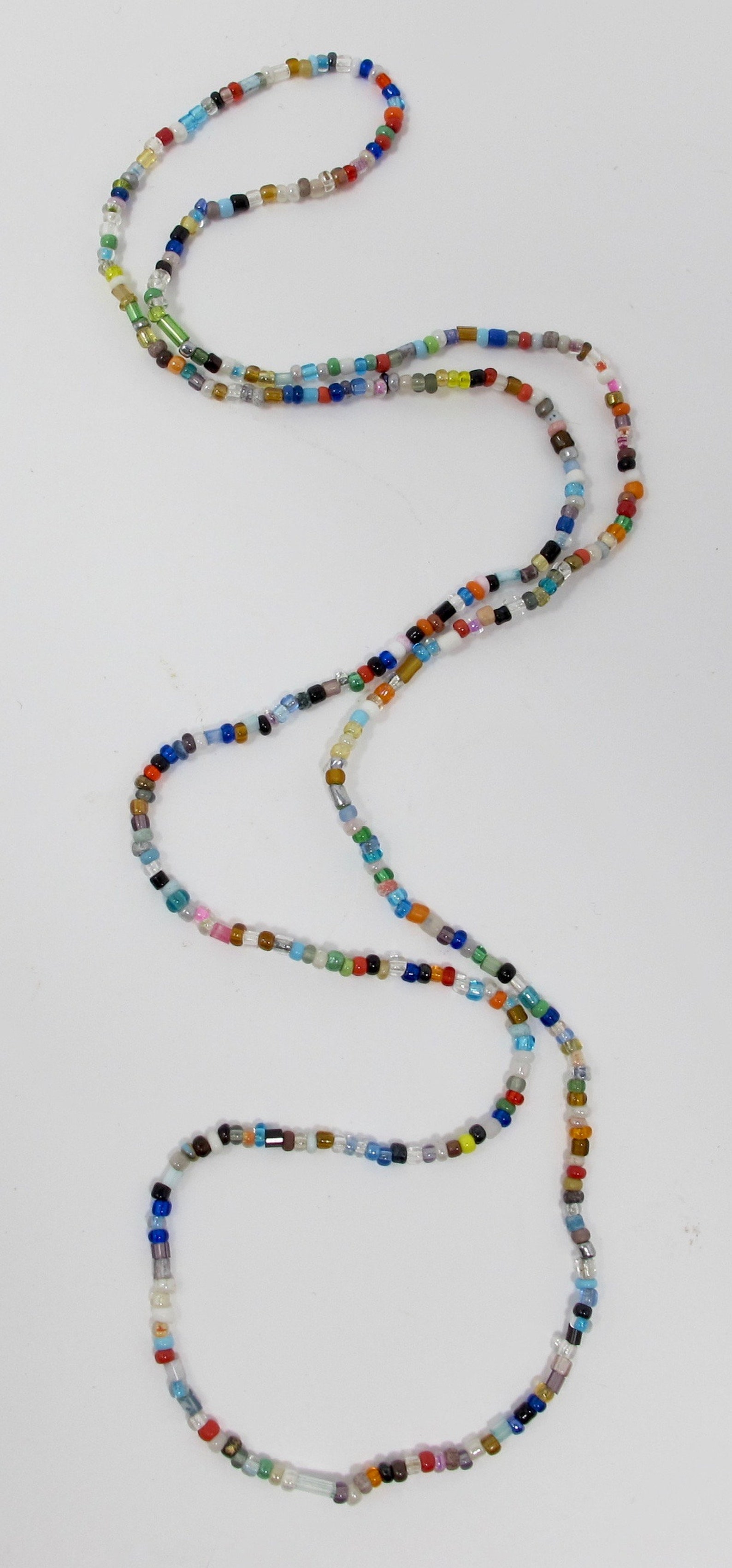 mardi gras seed bead earrings