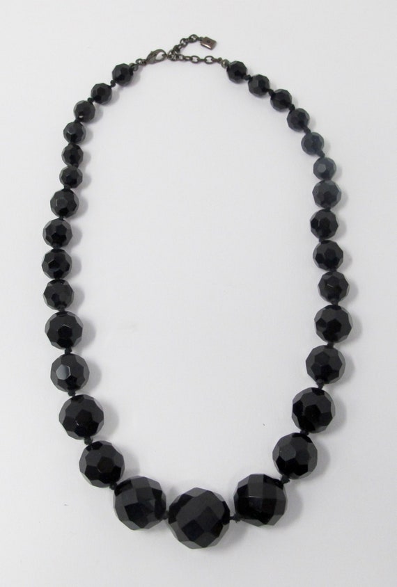 vintage choker glass bead Gem