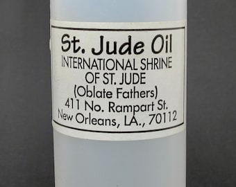 St. Jude Holy Oil From International Shrine of St. Jude, New Orleans, LA - Patron Saint of Impossible Causes
