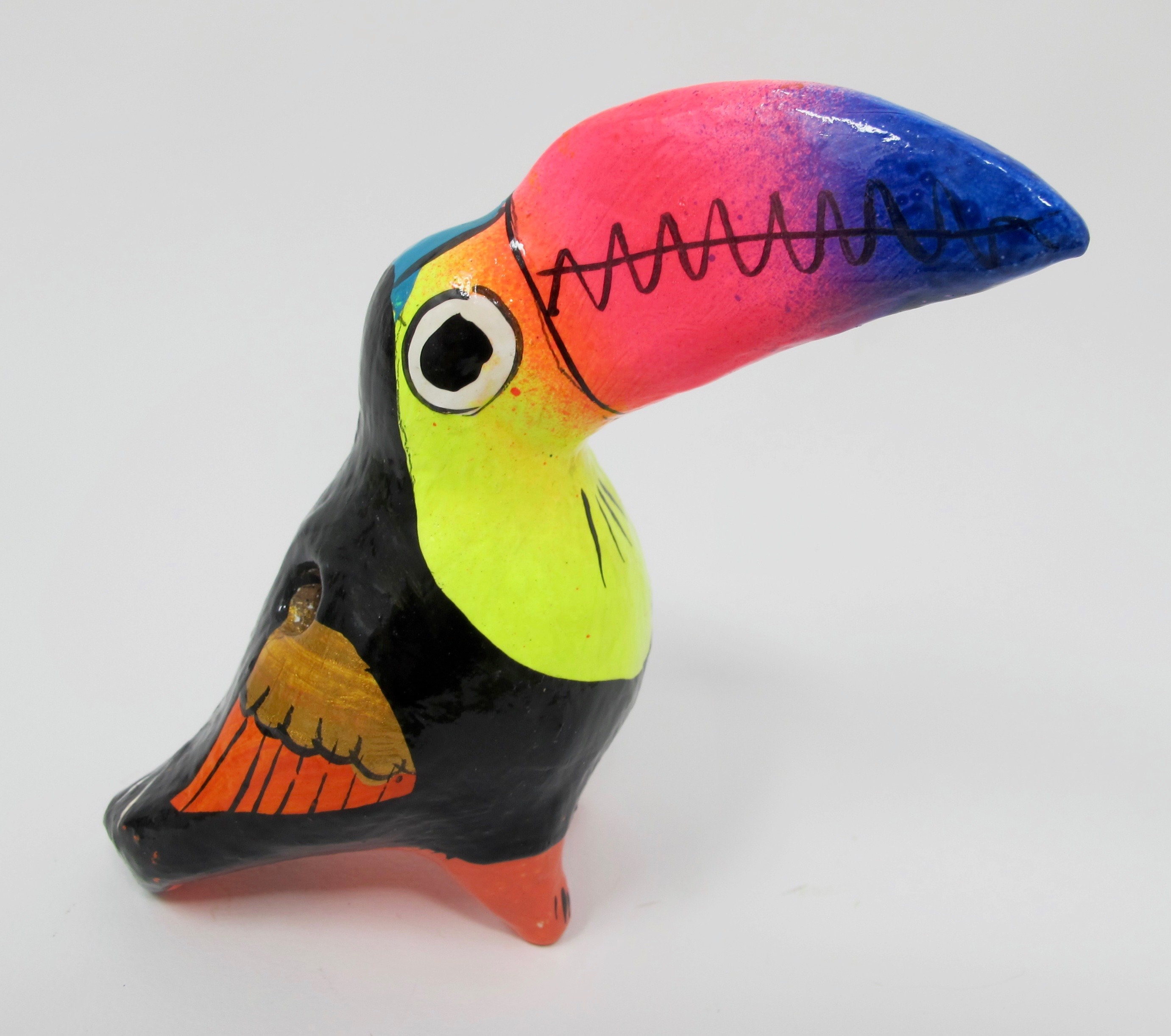 Sifflet Toucan En Céramique Du Costa Rica -  France