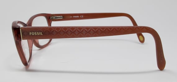 Fossil Red Rectangle Eyeglasses Frames Model 6022 - image 4