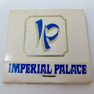 1980s Imperial Palace Las Vegas Matchbook Unstruck