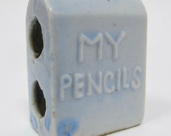 My Pencils Blue Ceramic Pencil Holder From Japan