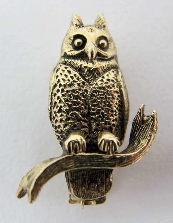Vintage 2024 owl brooch