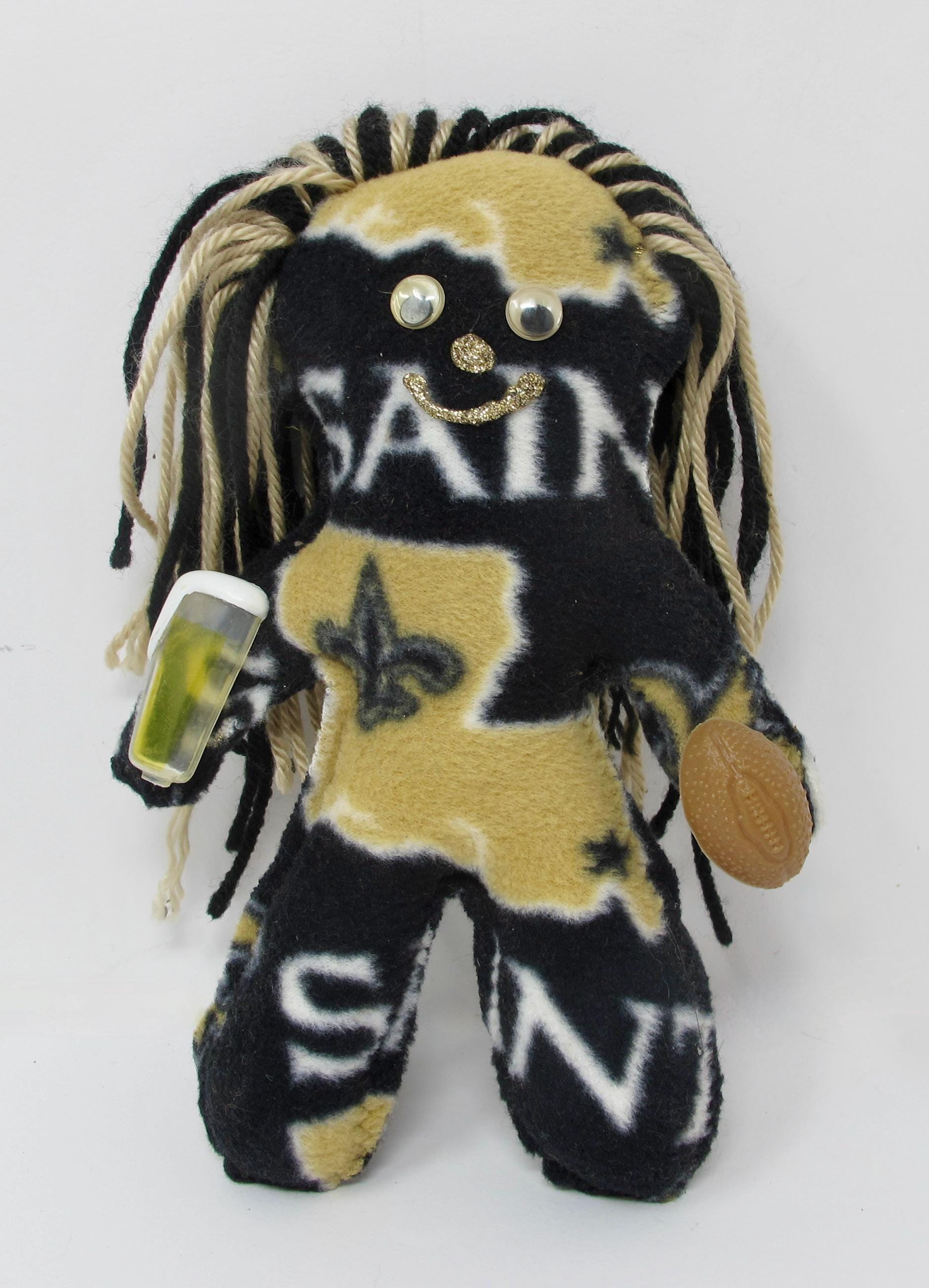 Décoration De Noël Peluche NFL - Saints De La Nouvelle-Orléans - Topperscot #22244