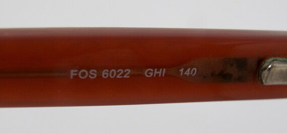 Fossil Red Rectangle Eyeglasses Frames Model 6022 - image 10