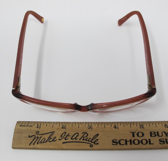 Fossil Red Rectangle Eyeglasses Frames Model 6022 - image 5