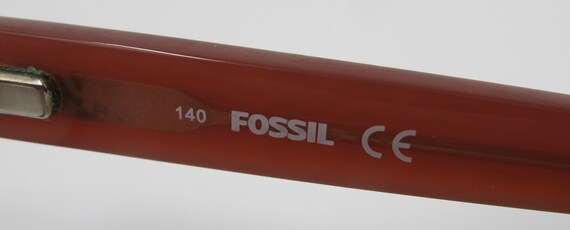 Fossil Red Rectangle Eyeglasses Frames Model 6022 - image 9