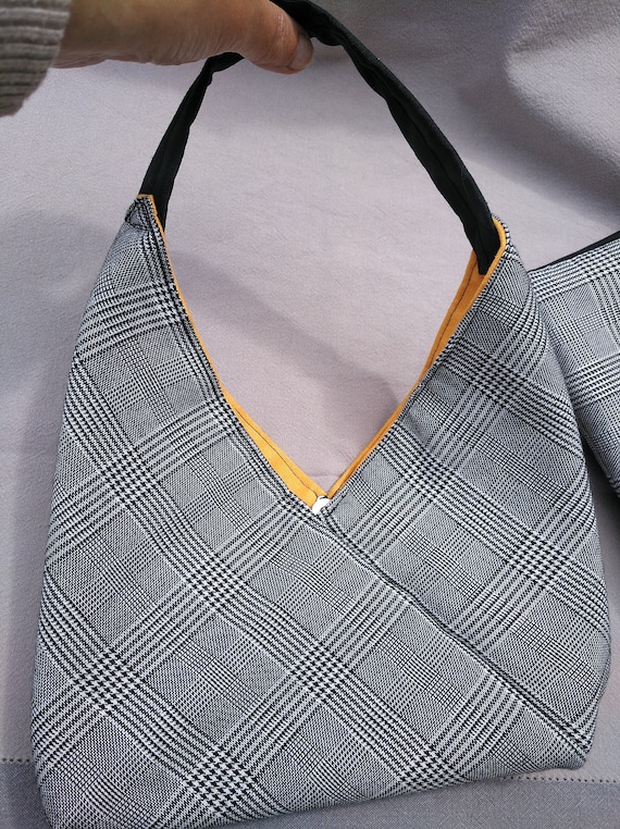 Origami-Tasche, schlicht und elegant, handgefertigt