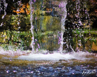 The Falls, No. 3 in Series, Waterfall Photo Print Nature Wall Decor Gift Fine Art Photography