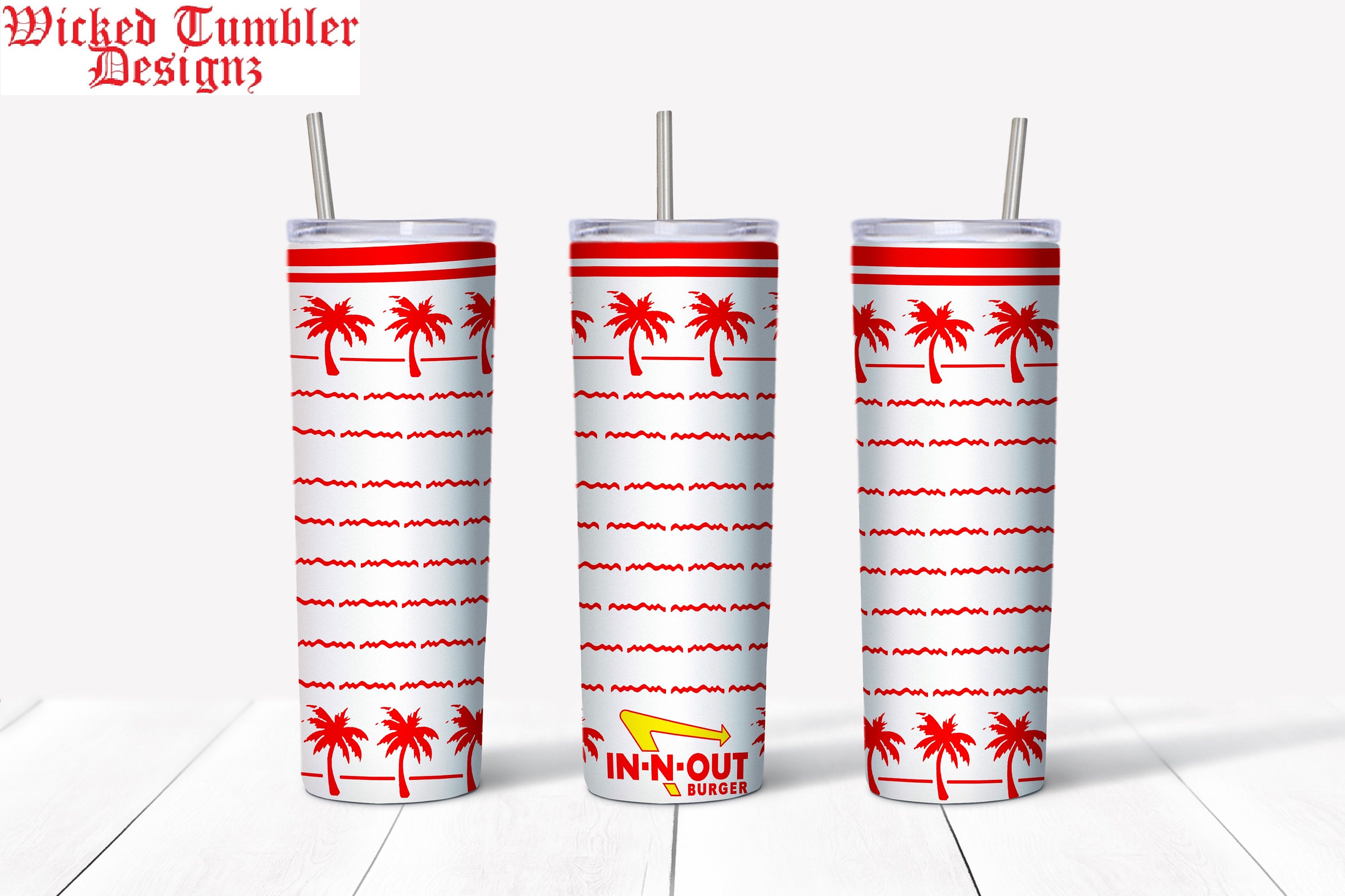 In N Out Burger Cup download tumbler file Etsy