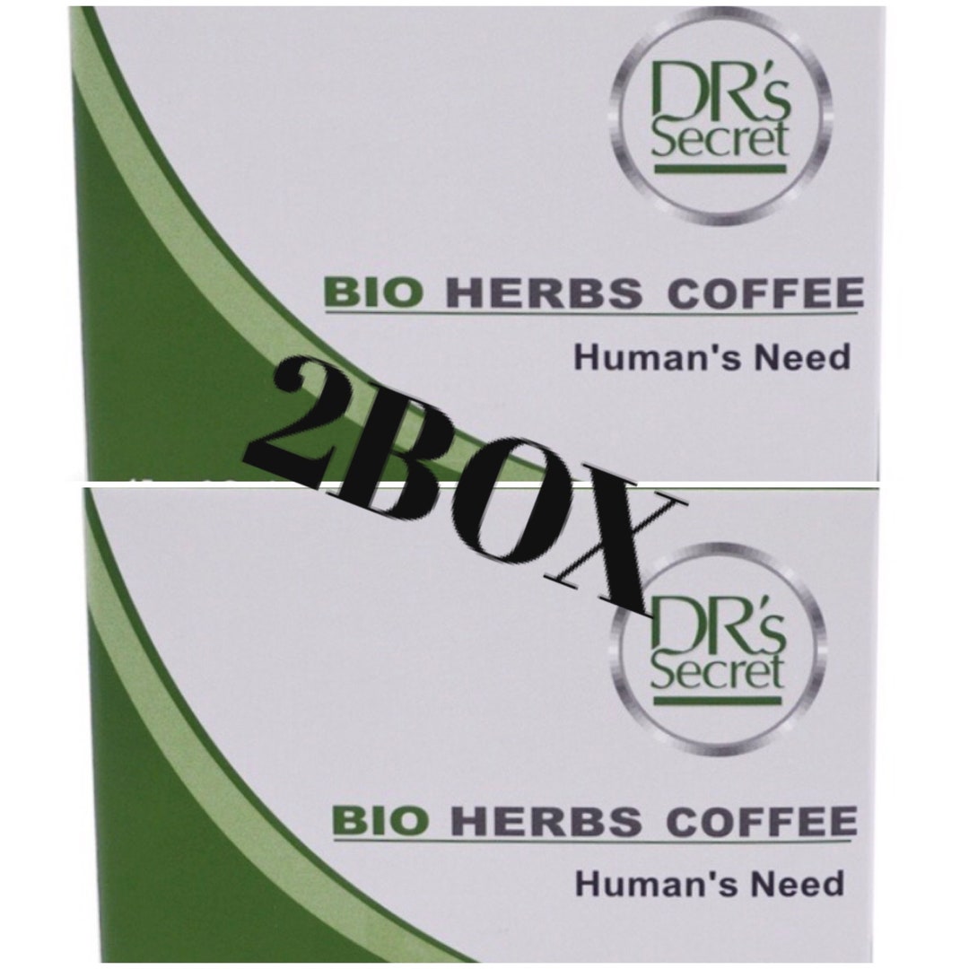 2BOX Bio Herb Coffee for Men by Dr Secret Etsy