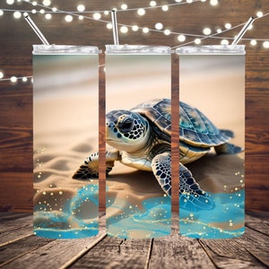 sea turtle tumbler, personalized sea turtle tumbler, sea turtle lov