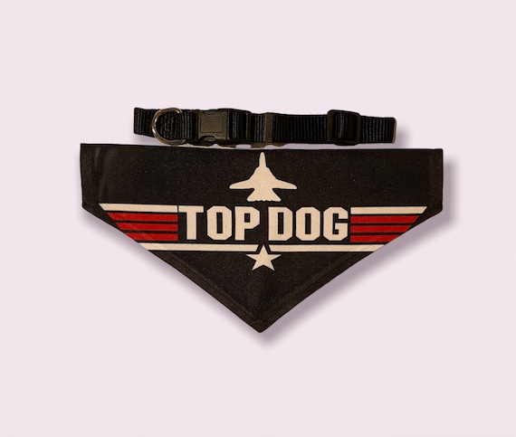 Personalized Top Dog Scarf with Collar: Custom Dog Bandana