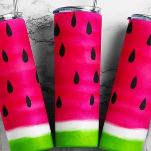 watermelon tumbler, personalized watermelon tumbler, personalized summer tumbler, you&#39;re one in a melon watermelon tumbler