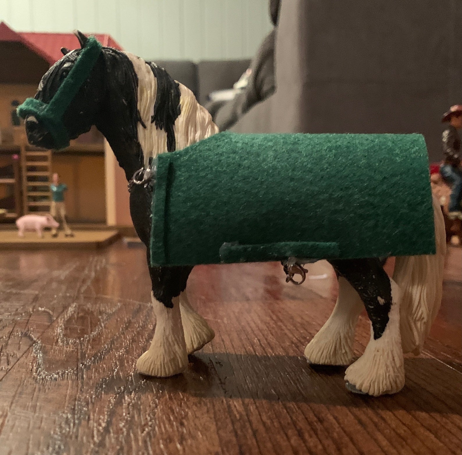 Handmade Schleich Horse Halter and Blanket Etsy