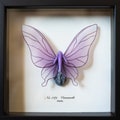 Venomoth Pokemon Taxidermy Butterfly Framed Wall Decor Oddities Curiosities Display Gift