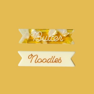 Butter Noodles Hair Clips | Hair Clips for Kids | Hair Clips for Girls | Cute Hair Clips | Hair Accessories for Girls | Women | Long Short