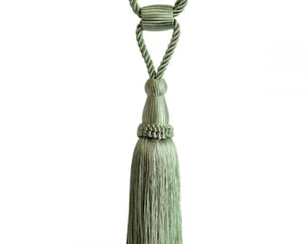 Monaco Barrel Tieback, Sage - Sold Individually