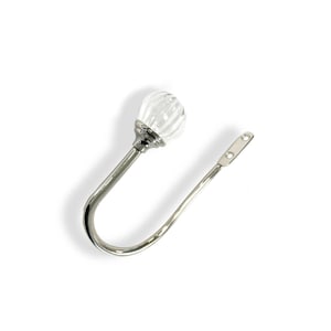 Laura Ashley Vivien Glasgardin Embrace Chrome, perfekt för gardiner