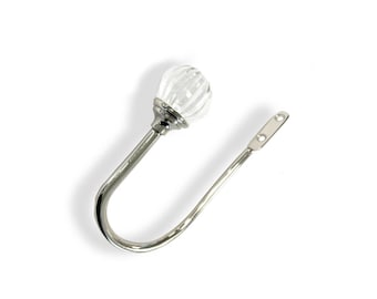 Laura Ashley Vivien Glass Single Curtain Embrace Chrome, Perfect For Curtains