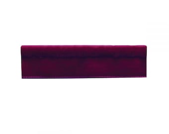 Syon Velvet Piping, Claret