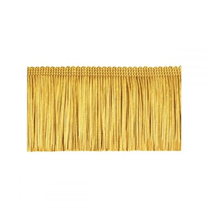 Broadway 10 cm Fringe, Honig. Quaste, Perle, Zierperle Perfekt für Lampenschirme. Wird per Meter geliefert.