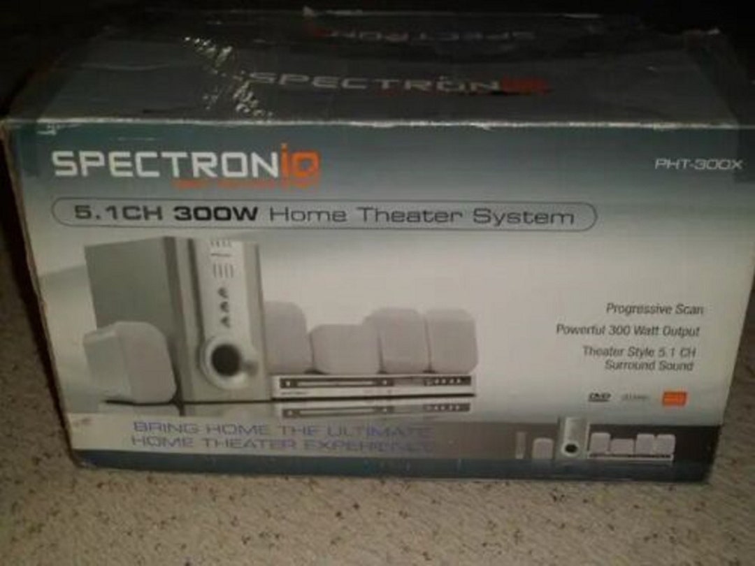 Spectroniq DVD Home Theatre System 300 Watts Pht300x 300W 5.1 Etsy